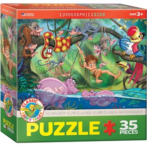Eurographics (6035-0424) - "The Jungle Book" - 35 Teile Puzzle