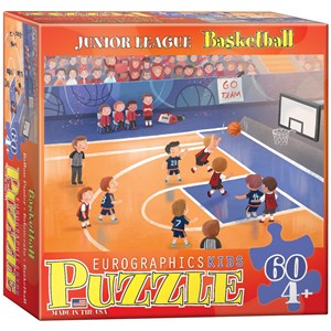 Eurographics (6060-0495) - "Basketball junge Junior" - 60 Teile Puzzle