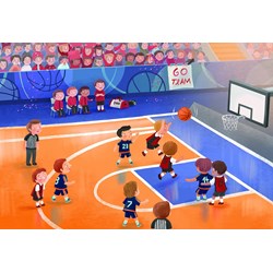 Eurographics (6060-0495) - "Basketball junge Junior" - 60 Teile Puzzle