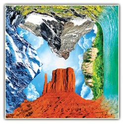 A Broader View (443) - "Nature's Wonders Puzzle (4 Fronts Collection)" - 550 Teile Puzzle