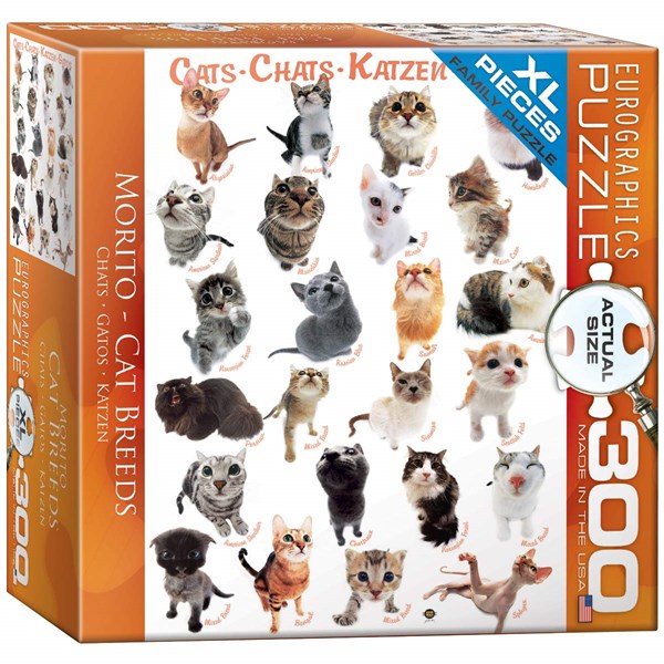 Eurographics (8300-1511) - "Katzenrasse" - 300 Teile Puzzle