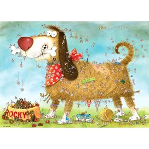 Heye (29491) - Marino Degano: "Hundeleben" - 1000 Teile Puzzle