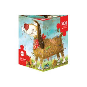 Heye (29491) - Marino Degano: "Hundeleben" - 1000 Teile Puzzle