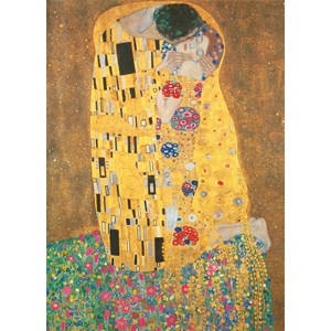 Clementoni (31442) - Gustav Klimt: "Der Kuss" - 1000 Teile Puzzle