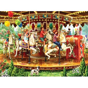 SunsOut (59798) - Liz Goodrick-Dillon: "Carousel Ride" - 1000 Teile Puzzle