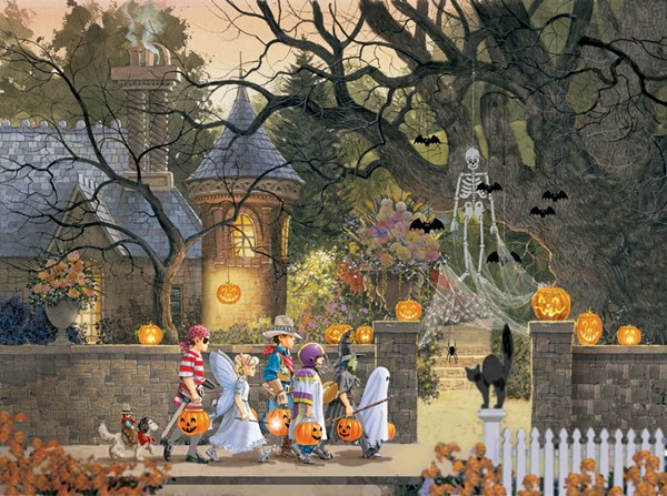 SunsOut (51224) - Douglas Laird: "Halloween" - 1000 Teile Puzzle