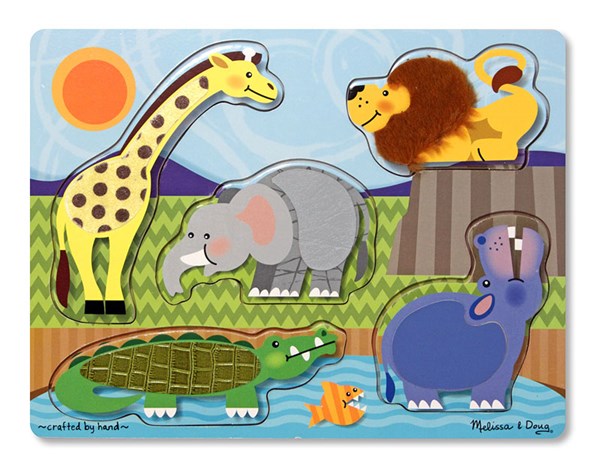 Melissa and Doug (4328) - "Zoo Animals" - 5 Teile Puzzle