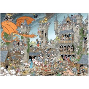 Jumbo (19202) - "Die Burg" - 1000 Teile Puzzle