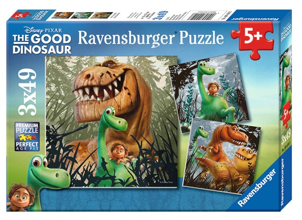Ravensburger (09410) - "Arlo und Spot auf Abenteuerreise" - 49 Teile Puzzle