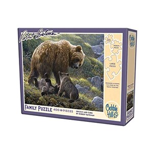 Cobble Hill (54584) - "Bärenmutter mit ihren Babies" - 400 Teile Puzzle