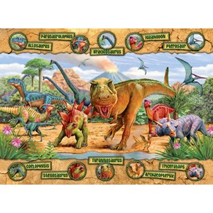 Ravensburger (10609) - "Dinosaurier" - 100 Teile Puzzle