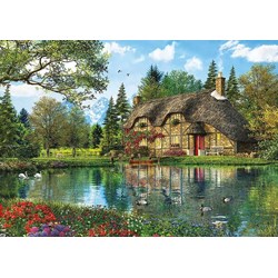 Educa (16774) - Dominic Davison: "Lake View Cottage" - 2000 Teile Puzzle