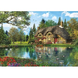 Educa (16774) - Dominic Davison: "Lake View Cottage" - 2000 Teile Puzzle