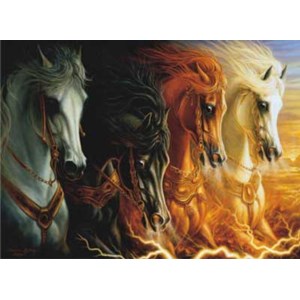 Anatolian (3116) - "Vier Pferde der Apokalypse" - 1000 Teile Puzzle