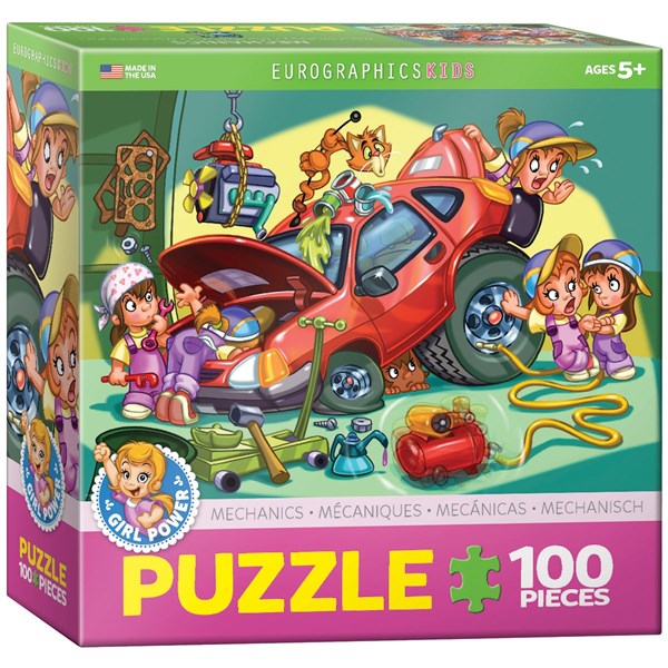 Eurographics (6100-0650) - "Mechanikerin" - 100 Teile Puzzle