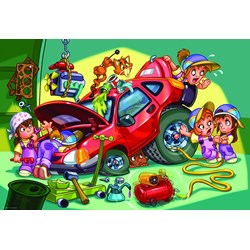 Eurographics (6100-0650) - "Mechanikerin" - 100 Teile Puzzle