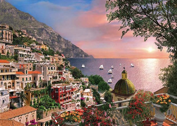 Ravensburger (14876) - Dominic Davison: "Positano" - 500 Teile Puzzle