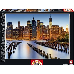 Educa (16290) - "Stadt der Wolkenkratzer" - 1000 Teile Puzzle