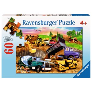 Ravensburger (09525) - Michael Searle: "Baustelle" - 60 Teile Puzzle