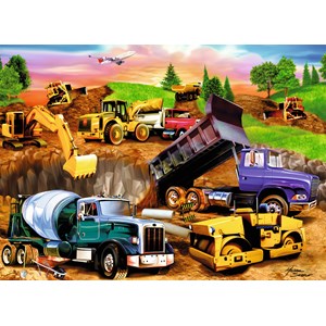 Ravensburger (09525) - Michael Searle: "Baustelle" - 60 Teile Puzzle