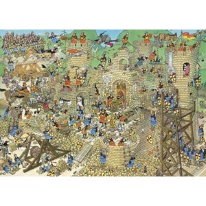 Jumbo (17213) - Jan van Haasteren: "Castle Conflict" - 1000 Teile Puzzle