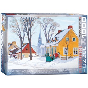 Eurographics (6000-7190) - "Wintermorgen in Baie-St-Paul" - 1000 Teile Puzzle