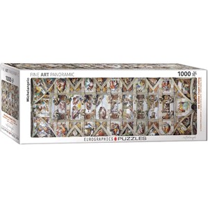 Eurographics (6010-0960) - Michelangelo: "Decke der Sixtinischen Kapelle" - 1000 Teile Puzzle