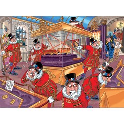 Jumbo (19127) - "Wasgij - Mystery 12 - Die üblichen Verdächtigen!" - 1000 Teile Puzzle