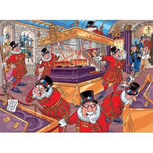 Jumbo (19127) - "Wasgij - Mystery 12 - Die üblichen Verdächtigen!" - 1000 Teile Puzzle