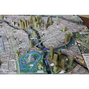 4D Cityscape (40038) - "Osaka, Japan" - 1290 Teile Puzzle