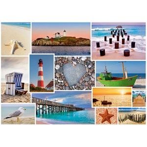Schmidt Spiele (58221) - "Am Meer" - 1000 Teile Puzzle