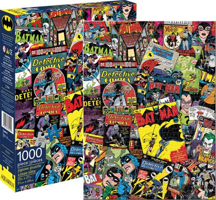 Aquarius (65214) - "DC Batman Collage" - 1000 Teile Puzzle