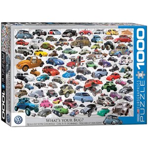 Eurographics (6000-0815) - "Welcher ist dein Käfer?" - 1000 Teile Puzzle