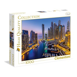 Clementoni (39381) - "Blick auf Dubai" - 1000 Teile Puzzle