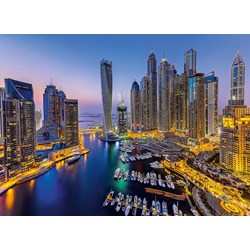 Clementoni (39381) - "Blick auf Dubai" - 1000 Teile Puzzle