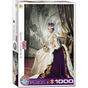 Eurographics (6000-0919) - "Königin Elizabeth II" - 1000 Teile Puzzle
