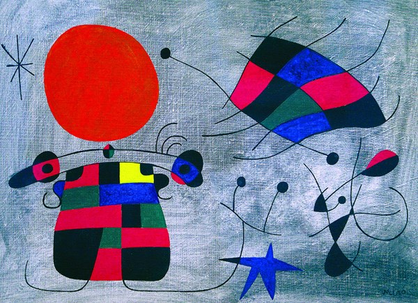 Eurographics (6000-0856) - Joan Miro: "Le Sourire aux Ailes Flamboyantes" - 1000 Teile Puzzle