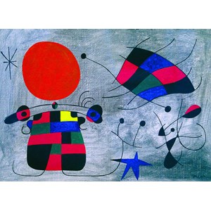 Eurographics (6000-0856) - Joan Miro: "Le Sourire aux Ailes Flamboyantes" - 1000 Teile Puzzle