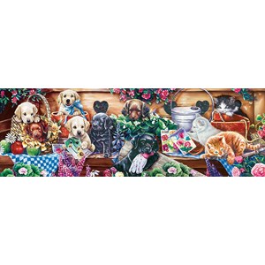 MasterPieces (71727) - Jenny Newland: "Flower Playground" - 1000 Teile Puzzle