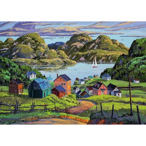 Ravensburger (19541) - "A Lake in Charlevoix" - 1000 Teile Puzzle