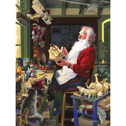 Cobble Hill (85043) - "Santa's Workbench" - 500 Teile Puzzle
