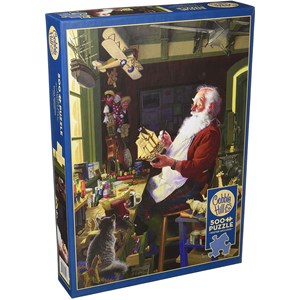 Cobble Hill (85043) - "Santa's Workbench" - 500 Teile Puzzle