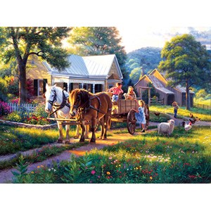 SunsOut (53048) - Mark Keathley: "Tag auf dem Lande" - 1000 Teile Puzzle