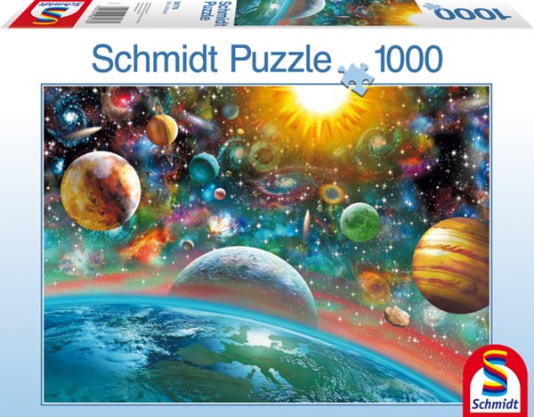 Schmidt Spiele (58176) - "Weltall" - 1000 Teile Puzzle