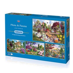 Gibsons (G5025) - "Flora & Fauna" - 500 Teile Puzzle