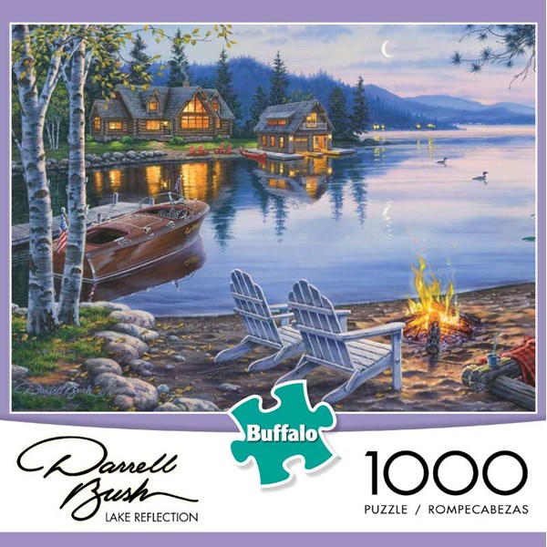 Buffalo Games (11239) - Darrell Bush: "Lake Reflection" - 1000 Teile Puzzle