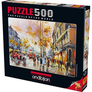 Anatolian (3563) - Nusret Dokmeci: "Abend in Istanbul" - 500 Teile Puzzle