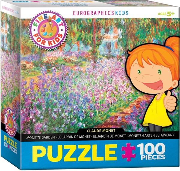 Eurographics (6100-4908) - Claude Monet: "Monet's Garden" - 100 Teile Puzzle