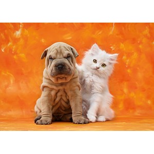 Clementoni (31634) - "Niedliche Tierkinder" - 1500 Teile Puzzle