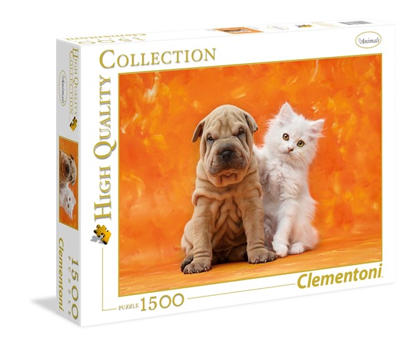 Clementoni (31634) - "Niedliche Tierkinder" - 1500 Teile Puzzle